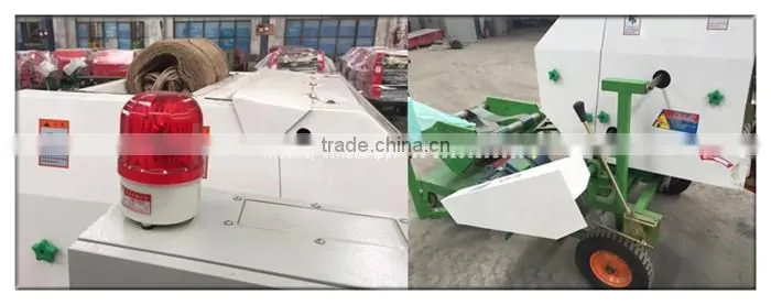 Full automatic alfalfa silage baler and wrapper machine /small bale hay baler
