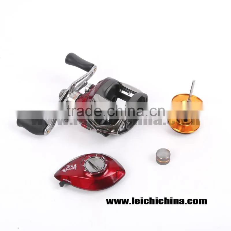 Magnetic & Centrifugal Dual brake bait casting reel