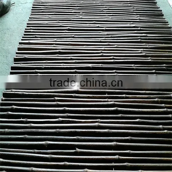 WY-216 Natural raw black bamboo poles for making fence garden fencing