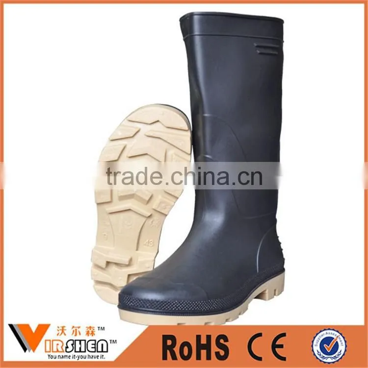 prefessional pvc rain safety gum boots competitive price