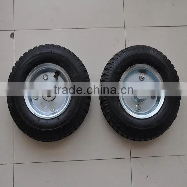 2.50-4 small rubber wheel/ trolley wheel/pneumatic wheel