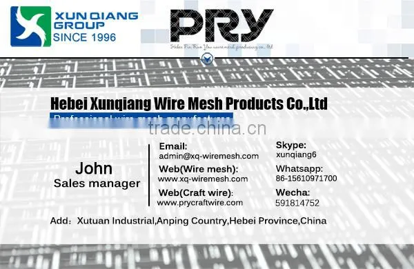 Factory Supply 2x2 4x4 galvanized welded wire mesh panel