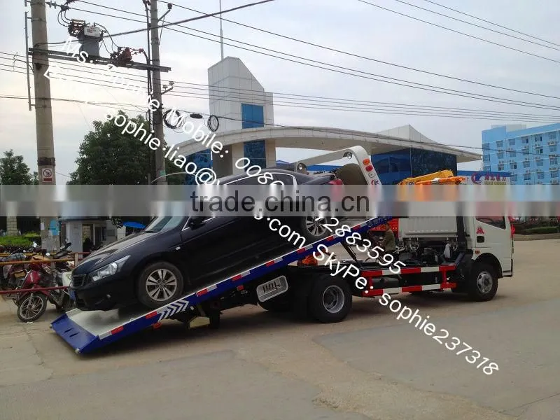 dongfeng mini tow truck wrecker,sliding rotator wrecker tow truck