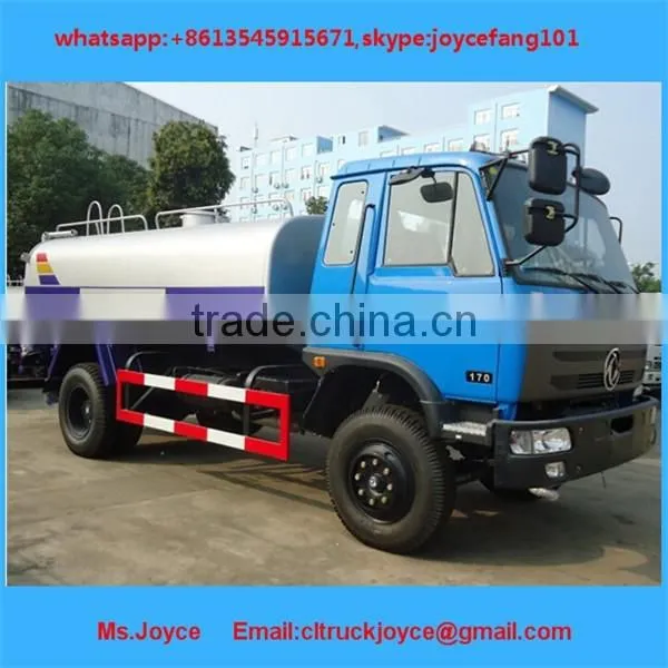 water tank truck for sale in dubai,6000 liter water tank truck from Hubei,China