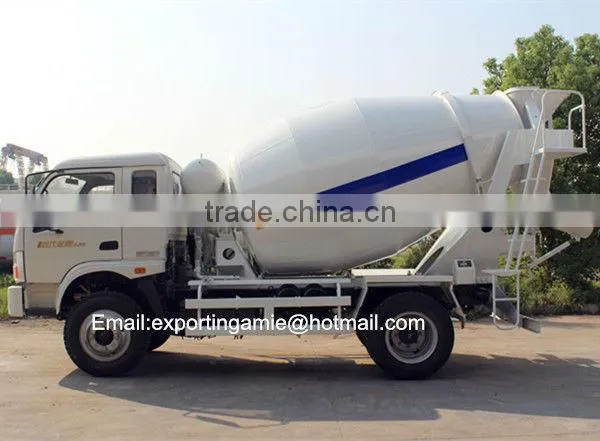 right hand drive 4m3 mini concrete vibrating truck