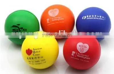 6.3cm 2.5 inch anti stress ball stress pu ball,promotion items for Pharmacy