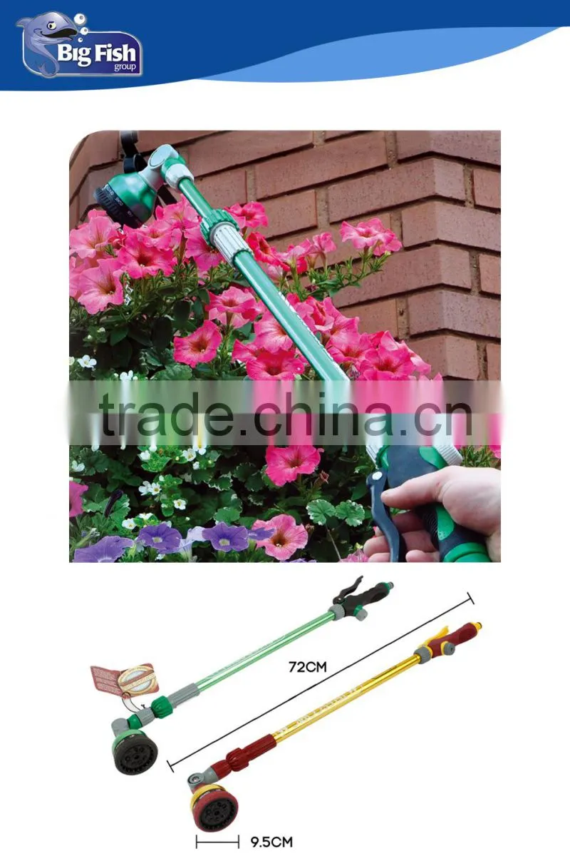 Telescopic 9 dial spray lance /Aluminum garden water spray lance/wand
