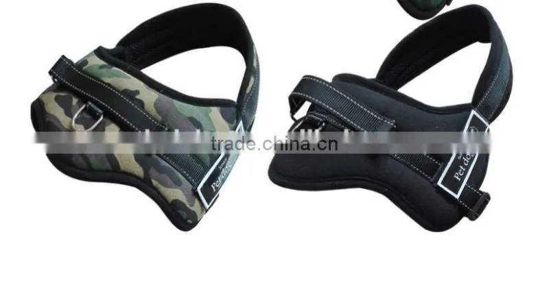 CY113 High quality adjustable pet harness vest breathable dog training harness