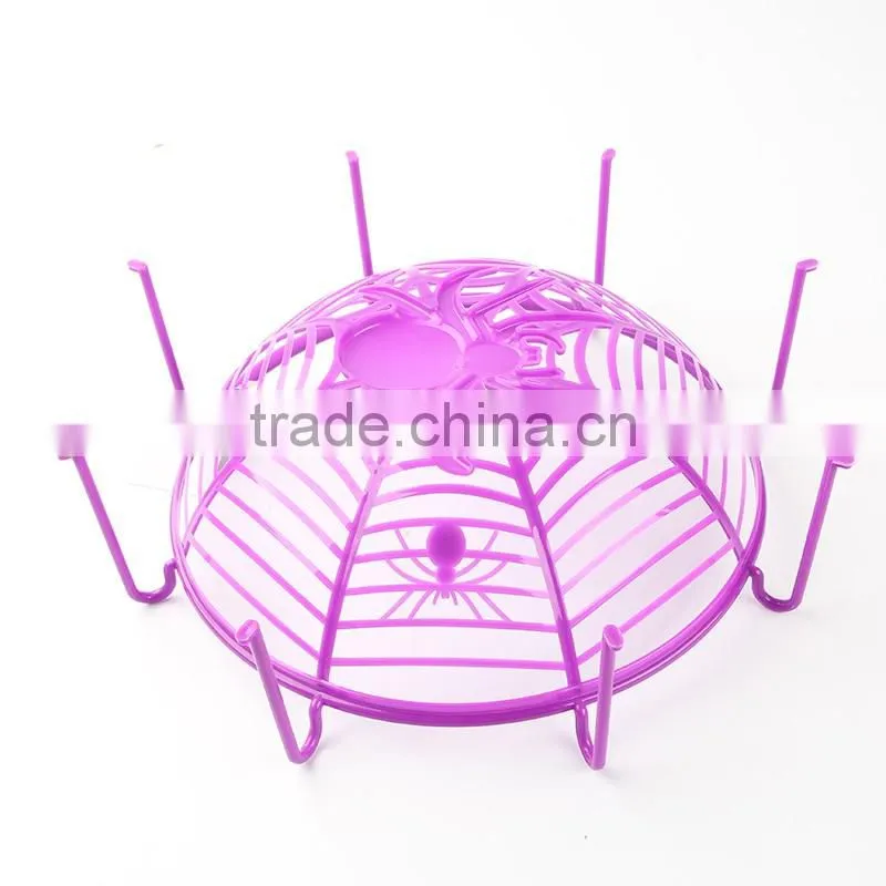 Eco-friendly Halloween Plastic Spider Basket