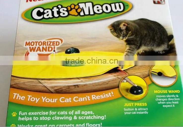 Cats Meow Undercover Fabric Moving Mouse Cat Play Cat's Toy Pet Toy 4 different Speed