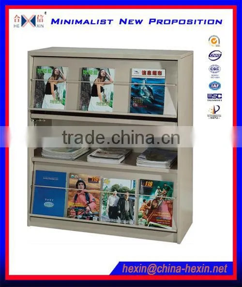 Design folded cardboard wall magazine rack