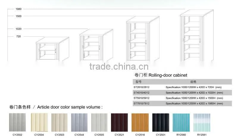 New Rolling Shutter Door Metal Cabinet ,steel filing cabinet