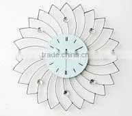 60*60CM metal diamond craft wall clock with CE