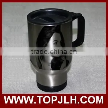Hot Selling blank Metal Car Mug Traveling Tea cups