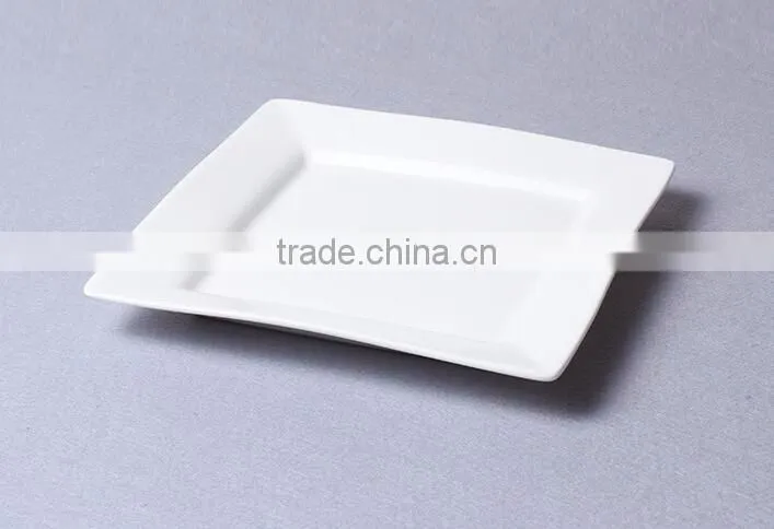 High quality white ceramic personalised plates