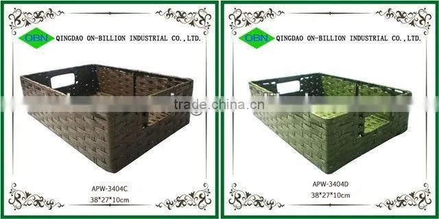 2014 New design large paper rope container storage vintage basket
