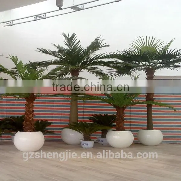 LXY081913 mini plastic palm trees bonsai tree ornamental artificial palm tree