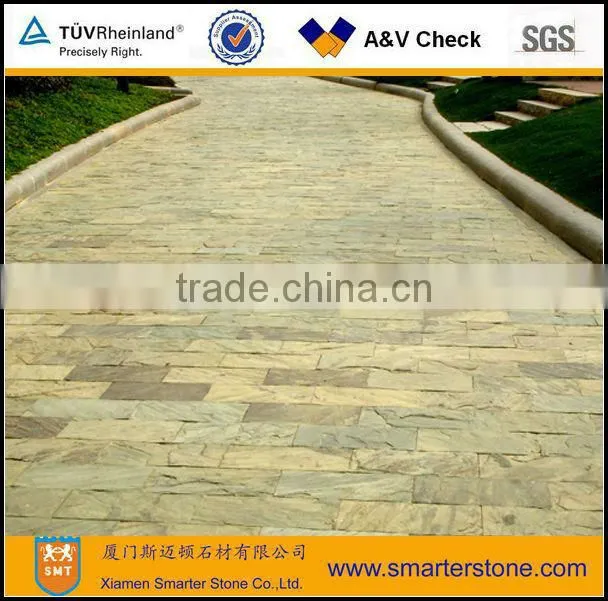 Yellow Slate,Wall paving tiles,Flooring