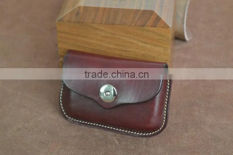 High Quality rfid genuine leather money clip Wallets ,leather card holder.