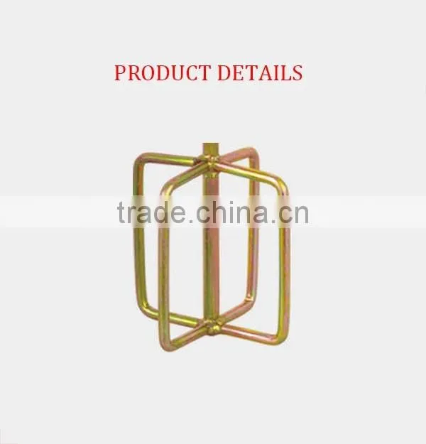 COLOR ZINC PLATED PAINT HAND MIXER PAINT AGITATOR MIXER