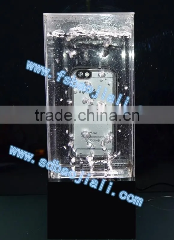led light acrylic used cabinets waterproof display showcase