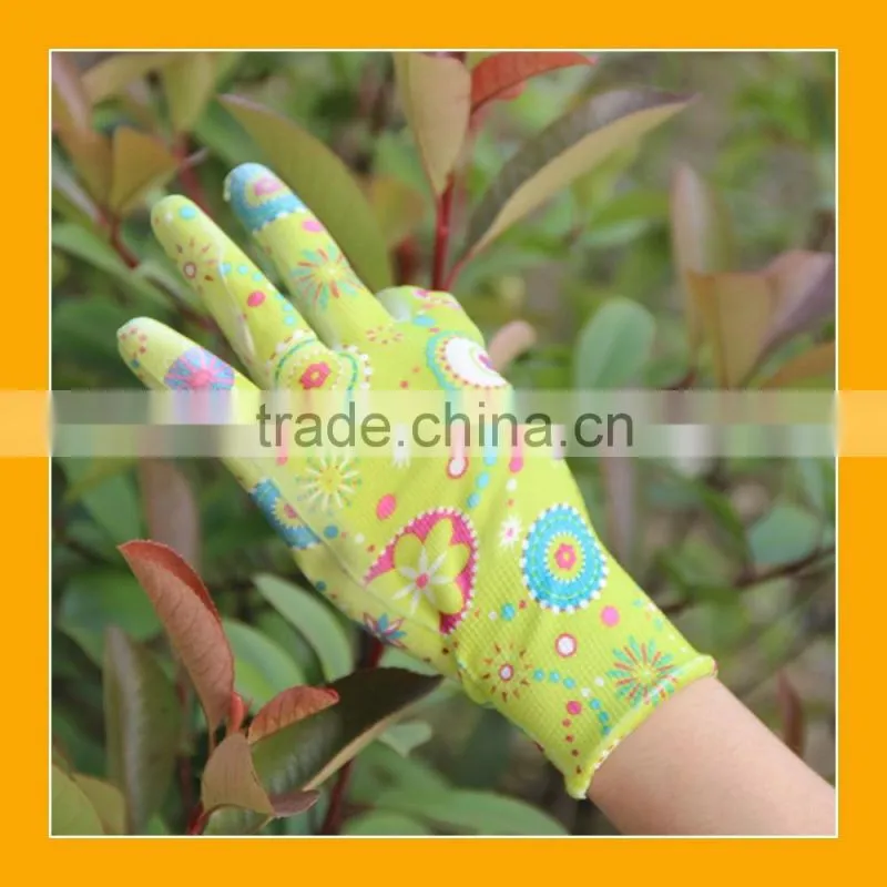 Cool Breathable Bamboo Yard Chores Gloves Summer Gardening Gloves With Anti UV Protection