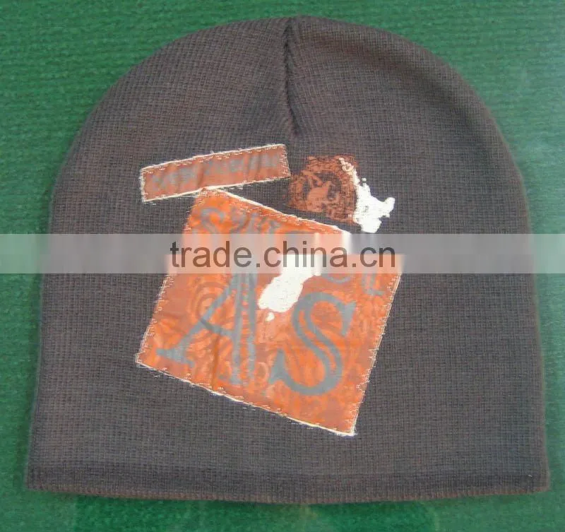 knitting winter cap