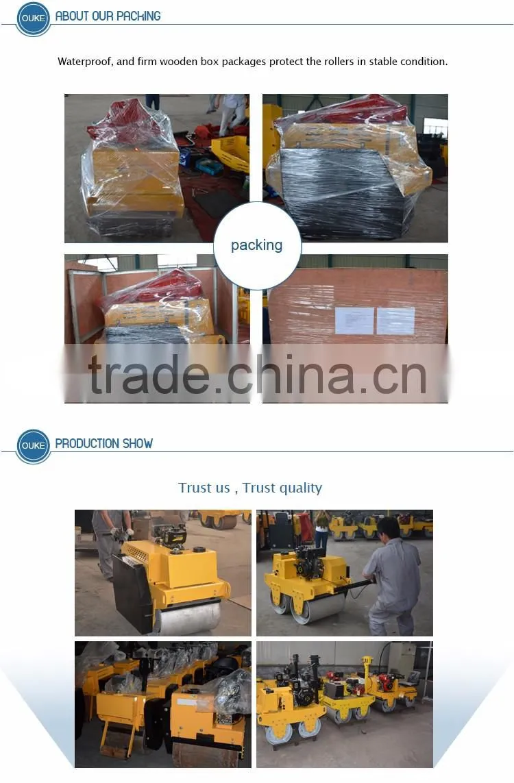 design hydraulic single drum vibratory road rollers