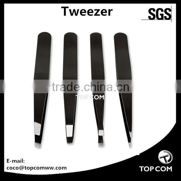 2017 pink eyelash extension tweezers stainless steel tweezers
