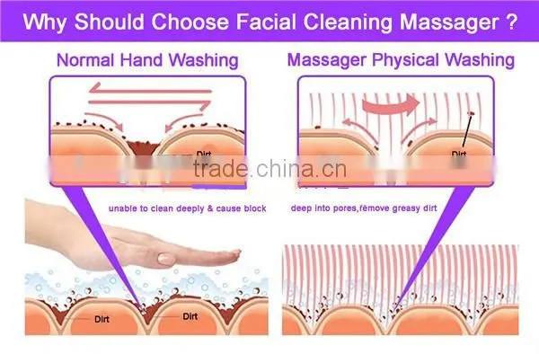 Electric Facial Cleansing Brush Skin Hard Cells Pumice Spa Massage