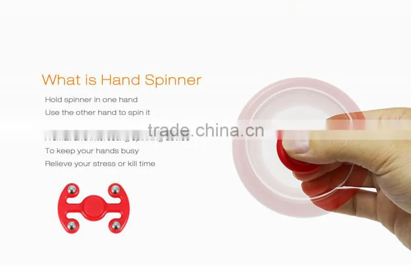 Fidget Hand Spinner Finger Toy Stress Reliever Killing Time Adults/Kids green