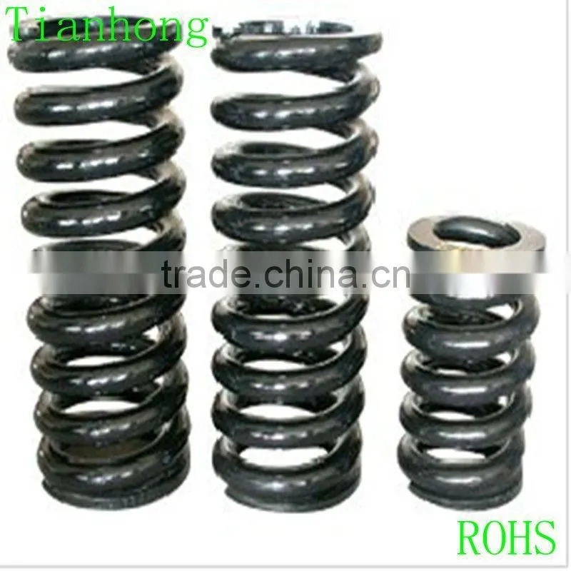 Heavy duty compression springs with large wire diameter