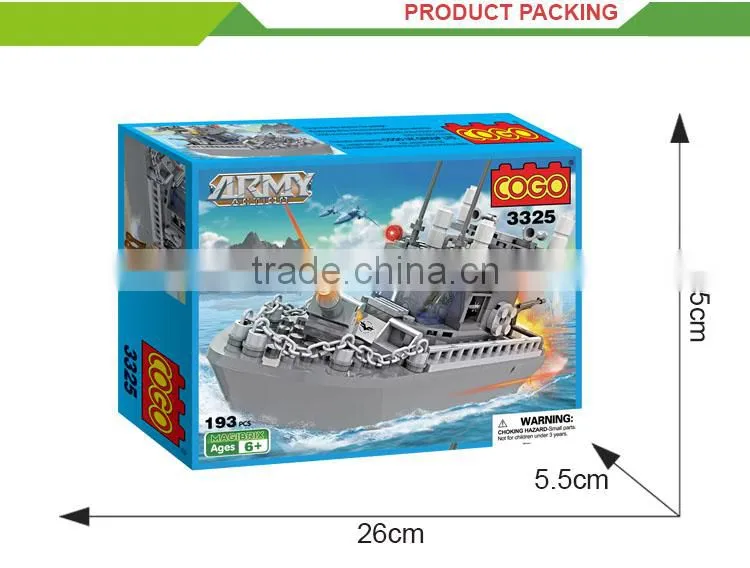 Most popular diy building blocks toy plastic model boat parts