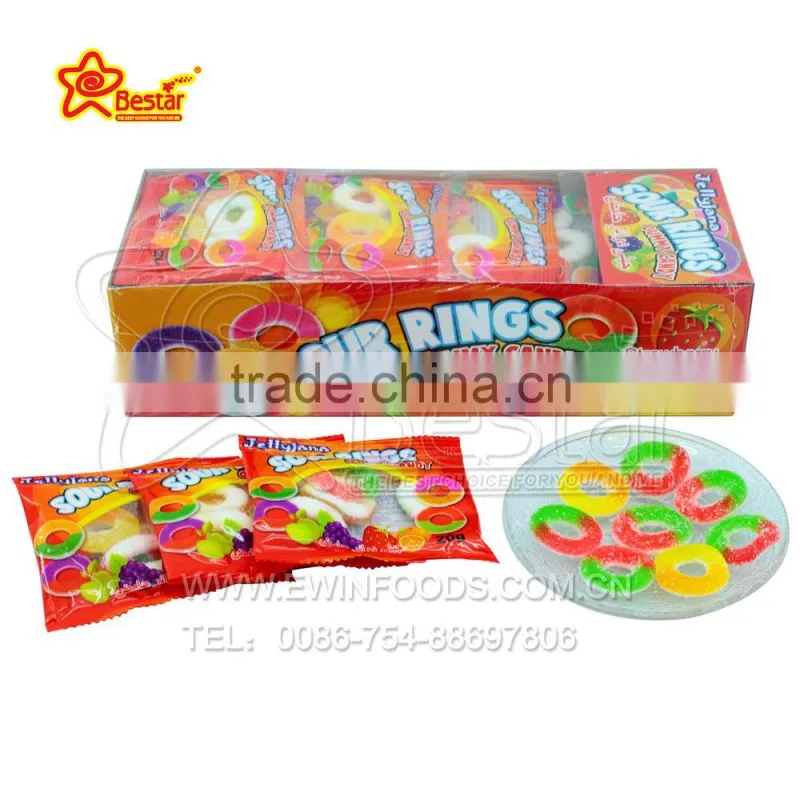 FRUIT SOUR GUMMY CANDY / SOUR JELLY CANDY
