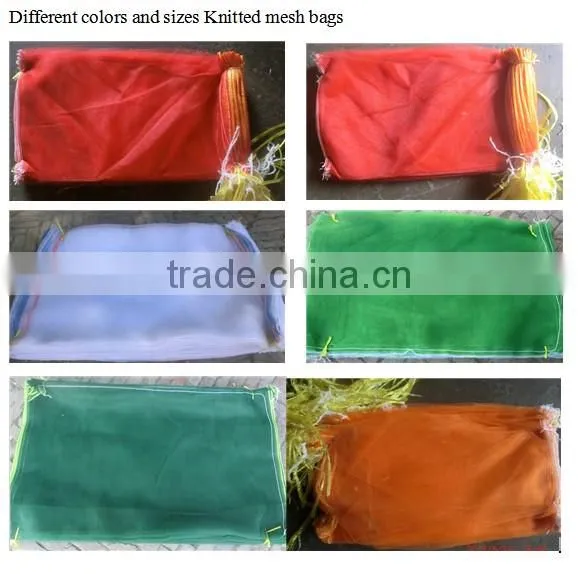 eco-friendly factory pe garlic mesh bag manufacture