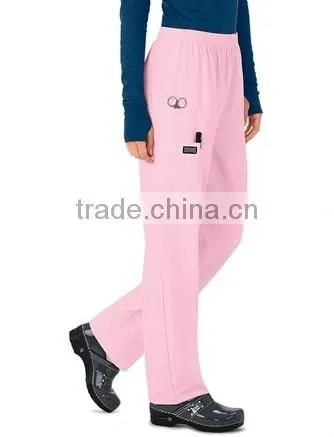 Scrubs Workwear,Pull on type cargo scrub pants,hospital pant uniform