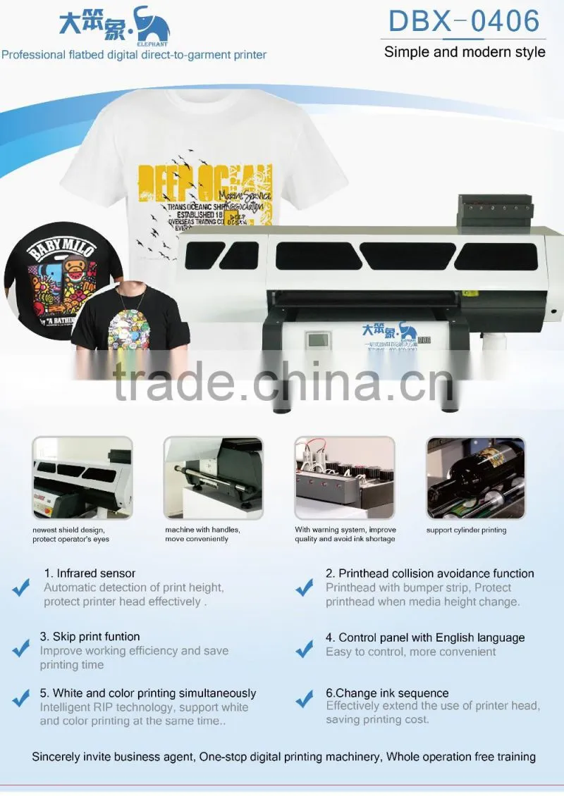 Direct to fabric large printer digital textile printing machines