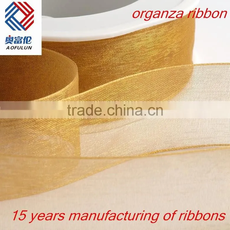 Factory High Quality Wholesale Polyester Organza Ribbon Roll