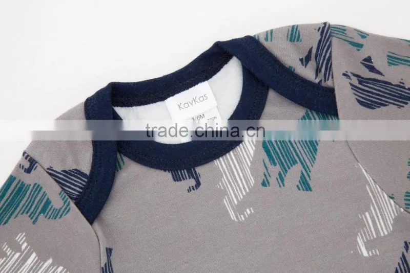 2017 Cheap Good Quality Baby Clothes Colorful Summer 100%Cotton Short Sleeves with Printing Newborn Infant Baby Bodysuits