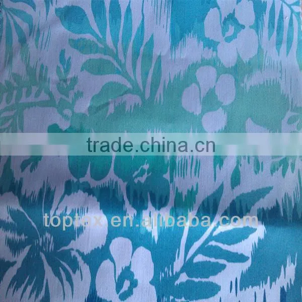 T/C twill spandex calico fabric