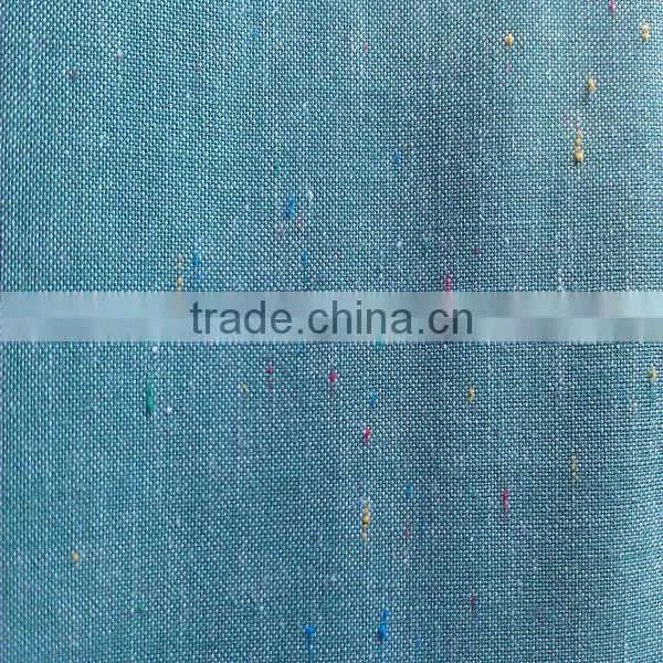 cotton neps chambray fabric
