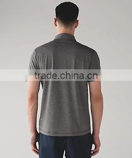 MGOO Top Quality Button Up Dri Fit Polo T Shirts Short Sleeve Fitness Men Polo Shirt