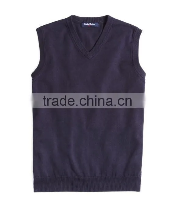 Child sweater as school v-neck uniform pullover sweater