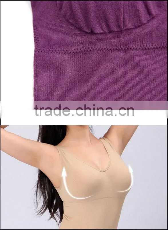 fashion summer plain seamless body shaper slimming vest