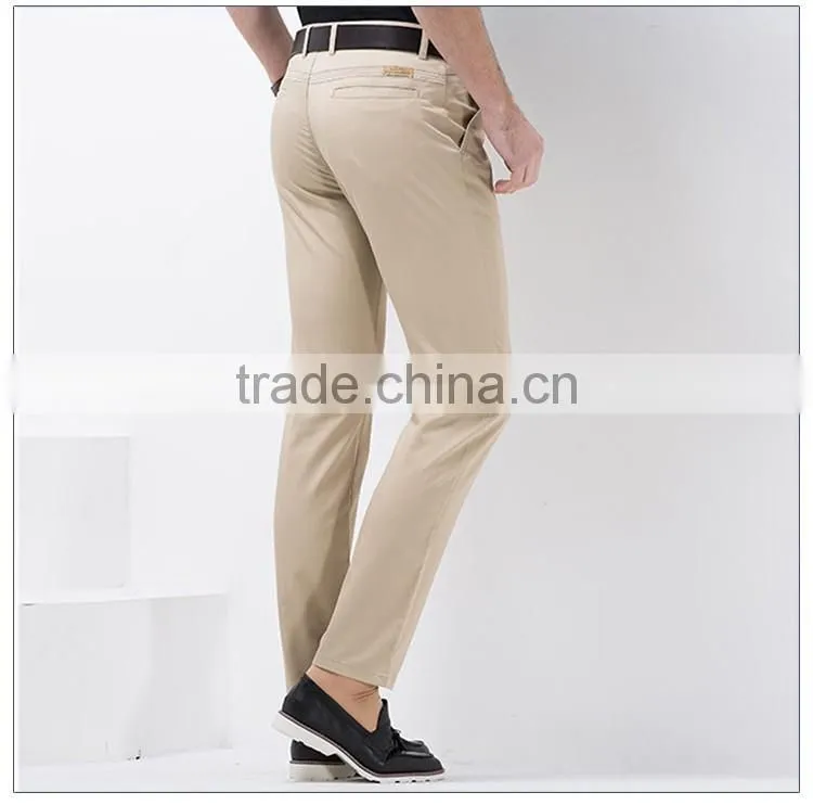 Wholesale New Pattern Slim Fit Khaki Pants For Man