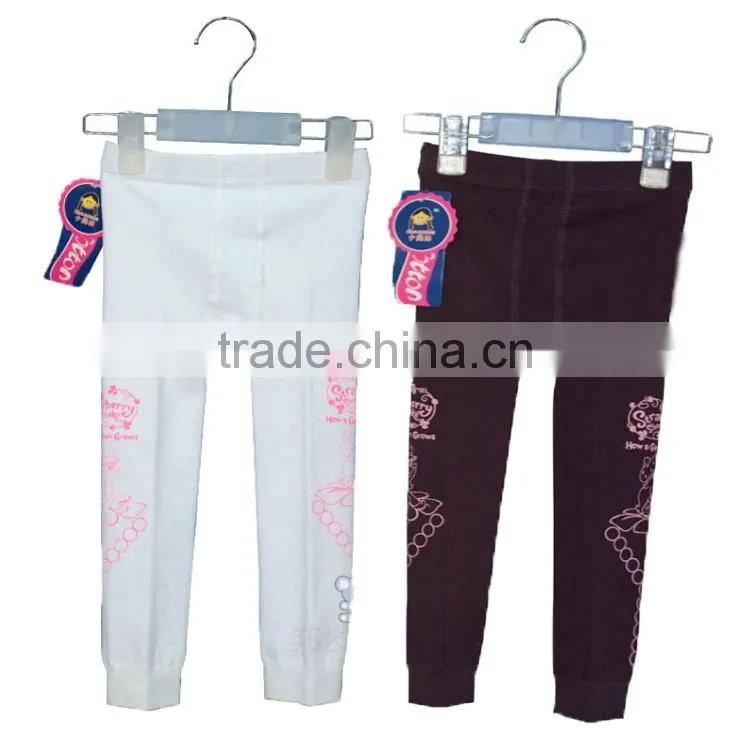 Plain color printed kids cotton dance tights