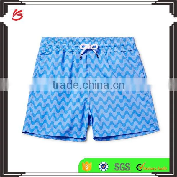 High quality custom embroidery pattern plain men swim short & beach shorts & board shorts