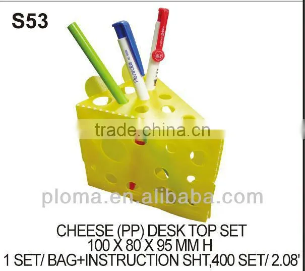KID DIY MODEL (S53) CHEESE (PP) DESK TOP SET