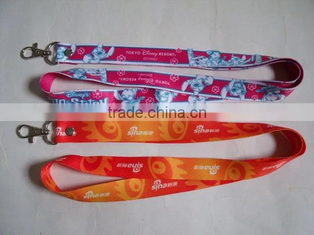 printing nylon Lanyard with safty buckle