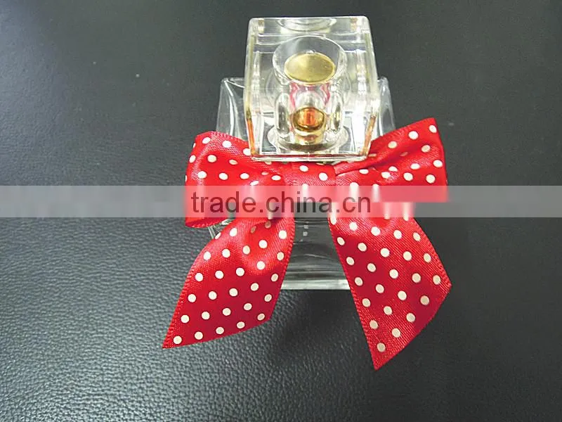 ribbon bow tie knot for perfume bottle